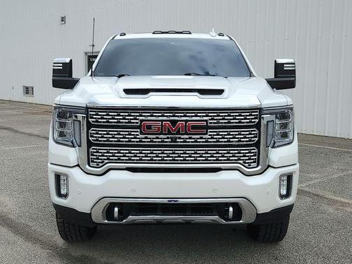 White Frost Tricoat 2022 GMC Sierra 3500 Denali