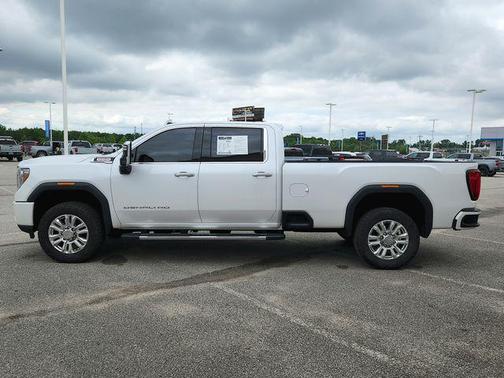 White Frost Tricoat 2022 GMC Sierra 3500 Denali
