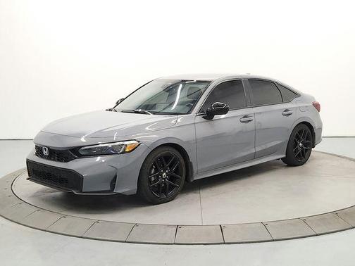 Grey 2025 Honda Civic Sport