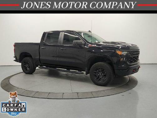 Black 2024 Chevrolet Silverado 1500 Custom Trail Boss