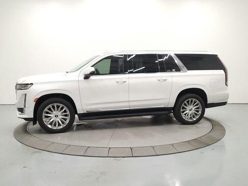 Crystal White Tricoat 2021 Cadillac Escalade ESV Premium Luxury