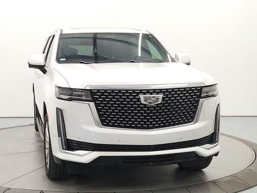 Crystal White Tricoat 2021 Cadillac Escalade ESV Premium Luxury