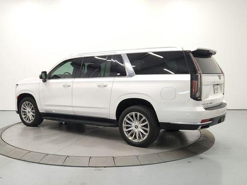 Crystal White Tricoat 2021 Cadillac Escalade ESV Premium Luxury