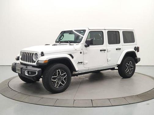 Bright White Clearcoat 2025 Jeep Wrangler Sahara