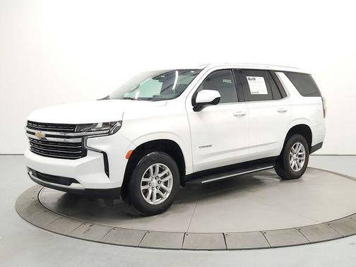 Summit White 2021 Chevrolet Tahoe LT