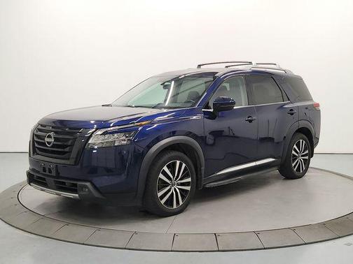 Deep Ocean Blue Pearl 2023 Nissan Pathfinder Platinum 4WD