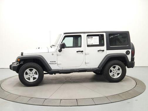 Bright White Clearcoat 2014 Jeep Wrangler Unlimited Sport