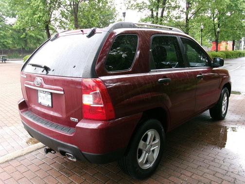 Burgundy 2010 Kia Sportage LX