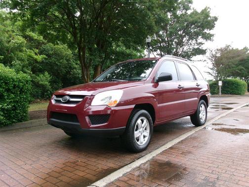 Burgundy 2010 Kia Sportage LX