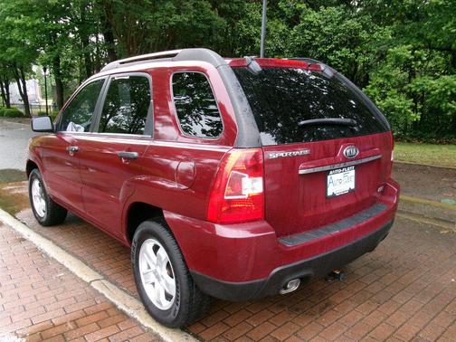 Burgundy 2010 Kia Sportage LX