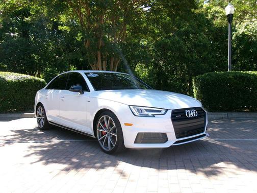 White 2018 Audi A4 2.0T Premium Plus