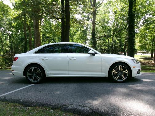 White 2017 Audi A4 Premium Plus