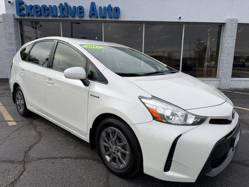 WHITE 2017 Toyota Prius v Two