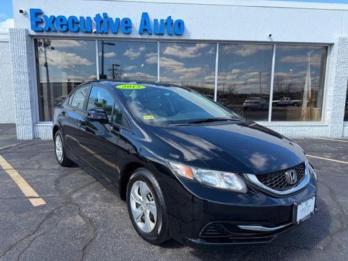 BLACK 2013 Honda Civic LX