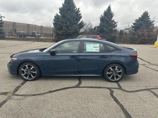 Blue Lagoon Pearl 2026 Honda Civic Hybrid Sport