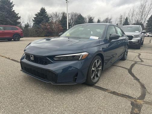 Blue Lagoon Pearl 2026 Honda Civic Hybrid Sport