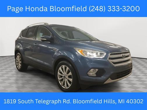 Blue Metallic 2018 Ford Escape Titanium