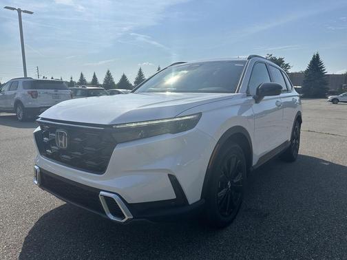 Platinum White Pearl 2026 Honda CR-V Hybrid Sport Touring AWD