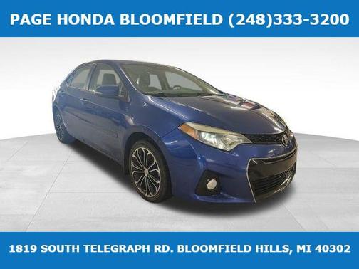 2016 Toyota Corolla S Plus