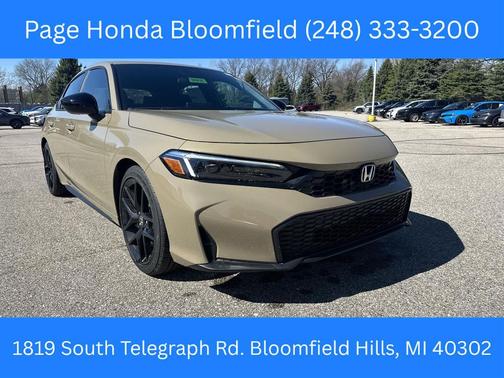 Sand Dune Pearl 2026 Honda Civic Sport