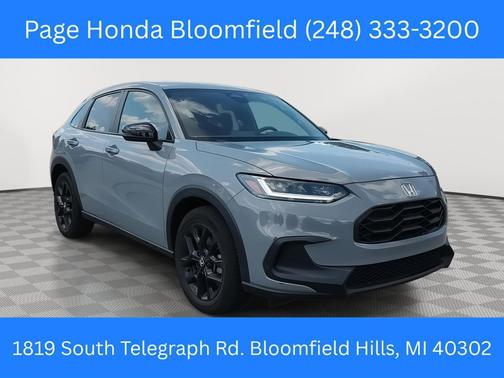 Urban Gray Pearl 2024 Honda HR-V Sport