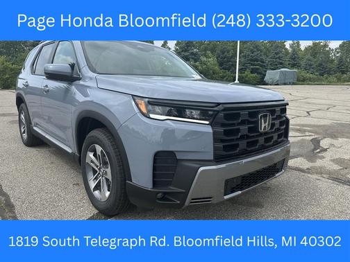 Sonic Gray Pearl 2026 Honda Pilot EX-L