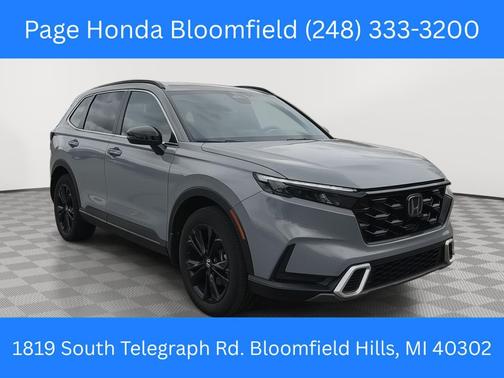 Urban Gray Pearl 2023 Honda CR-V Hybrid Sport Touring AWD