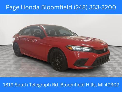 Rallye Red 2022 Honda Civic Sport