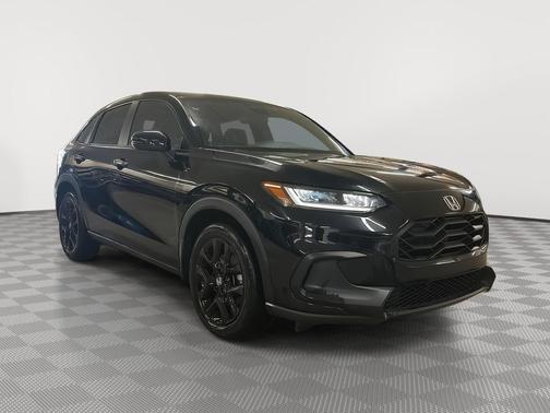 Crystal Black Pearl 2024 Honda HR-V AWD Sport