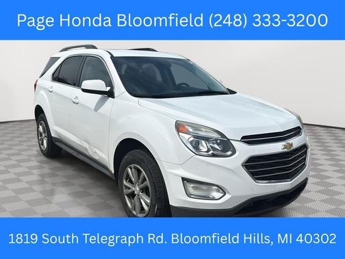 Summit White 2017 Chevrolet Equinox 1LT