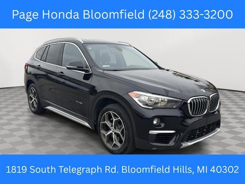 Jet Black 2018 BMW X1 xDrive28i