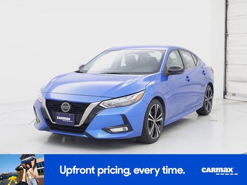 Blue 2021 Nissan Sentra SR