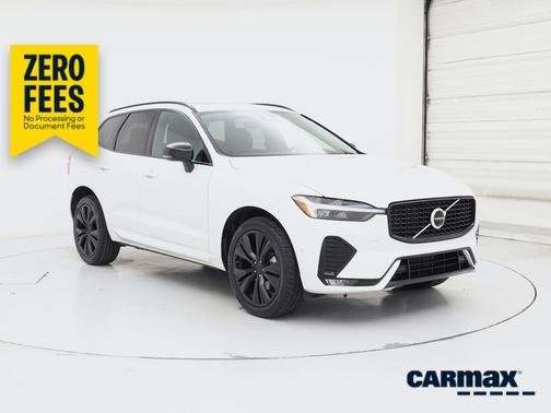 White 2024 Volvo XC60 B5 Plus Dark Theme