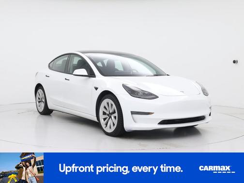 White 2022 Tesla Model 3 Long Range