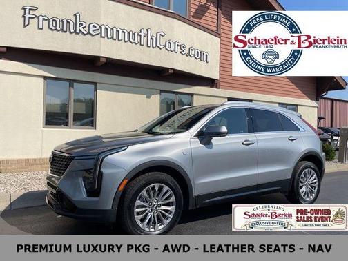 Silver Metallic 2025 Cadillac XT4 Premium Luxury