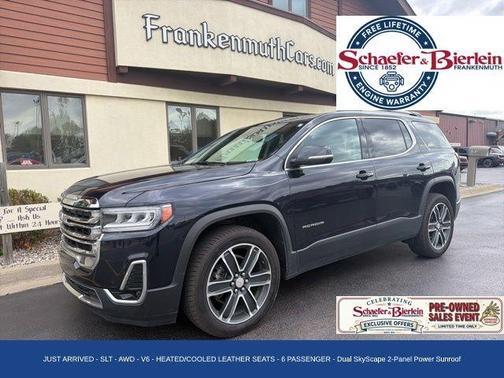 Midnight Blue Metallic 2021 GMC Acadia SLT