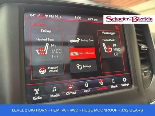 Hydro Blue Pearlcoat 2021 RAM 1500 Big Horn