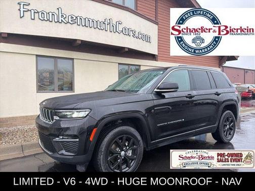 Diamond Black 2022 Jeep Grand Cherokee Limited