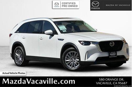 Rhodium White Premium 2024 Mazda CX-90 PHEV Preferred