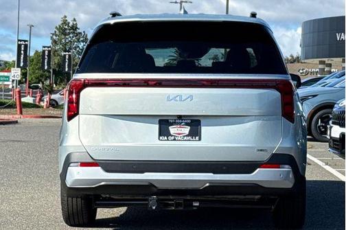 Ivory Silver 2026 Kia Carnival Hybrid EX