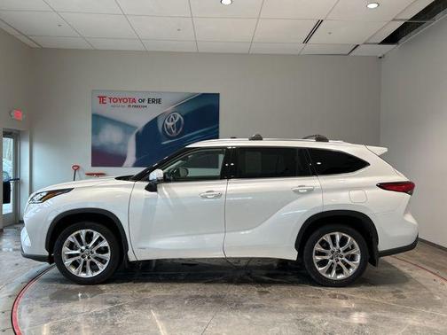 Wind Chill Pearl 2023 Toyota Highlander Hybrid Limited