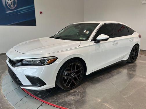 Platinum White Pearl 2023 Honda Civic Sport Touring