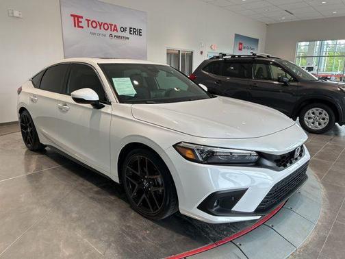 Platinum White Pearl 2023 Honda Civic Sport Touring