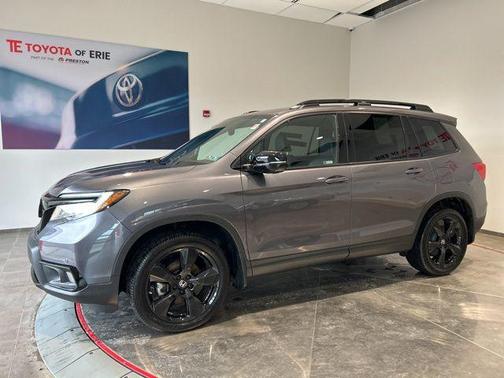 Modern Steel Metallic 2021 Honda Passport AWD Elite