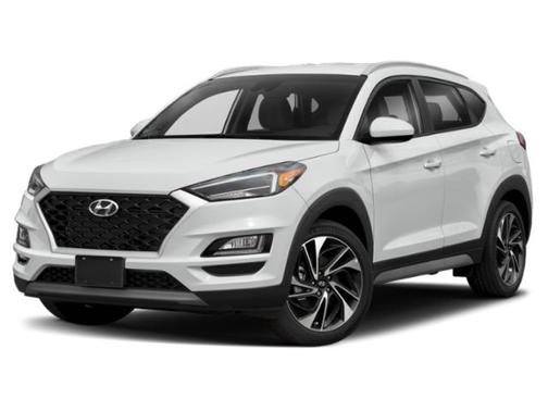 Cream White 2020 Hyundai TUCSON Sport