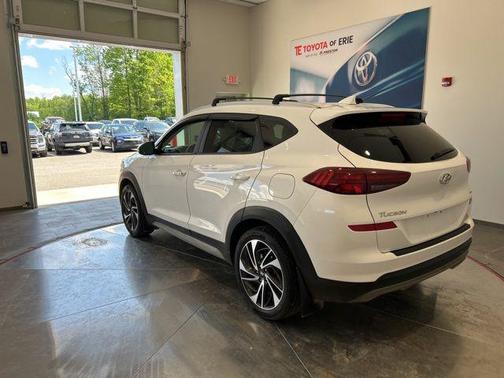 Cream White 2020 Hyundai TUCSON Sport