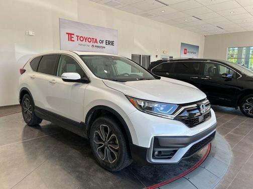 Platinum White Pearl 2021 Honda CR-V AWD EX