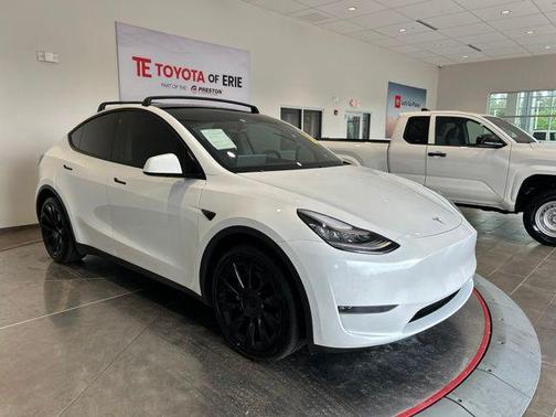 Pearl White Multi-Coat 2020 Tesla Model Y Long Range Dual Motor All-Wheel Drive