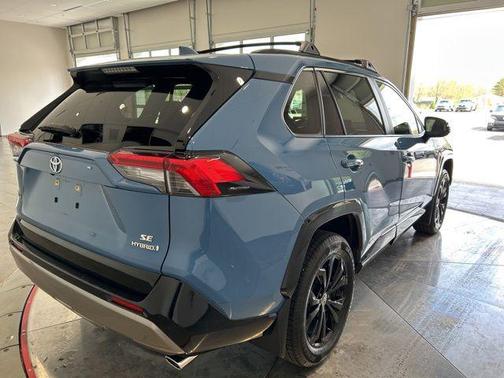Cavalry Blue 2022 Toyota RAV4 Hybrid SE