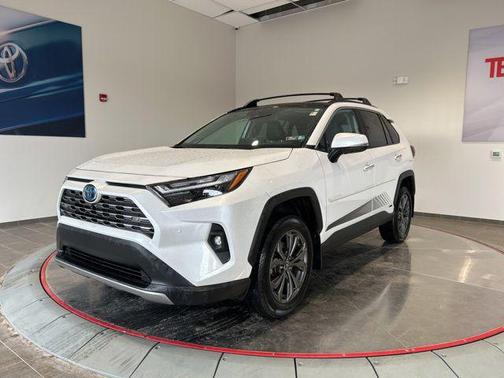 Wind Chill Pearl 2023 Toyota RAV4 Hybrid Limited